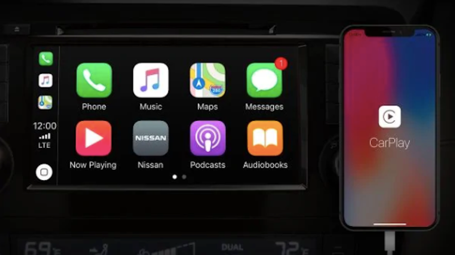 Apple CarPlay in the 2020 Nissan Rogue