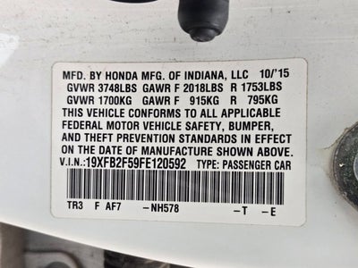 2015 Honda Civic Sedan LX