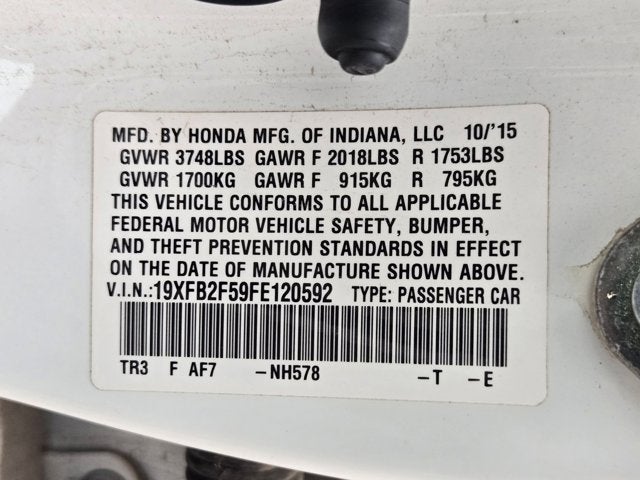 2015 Honda Civic Sedan LX