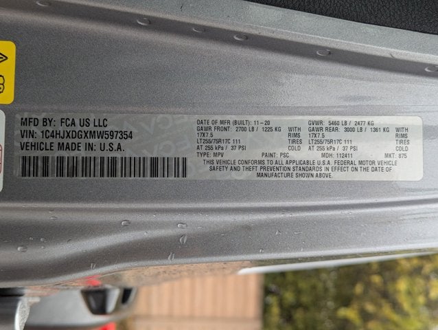 2021 Jeep Wrangler Unlimited Willys