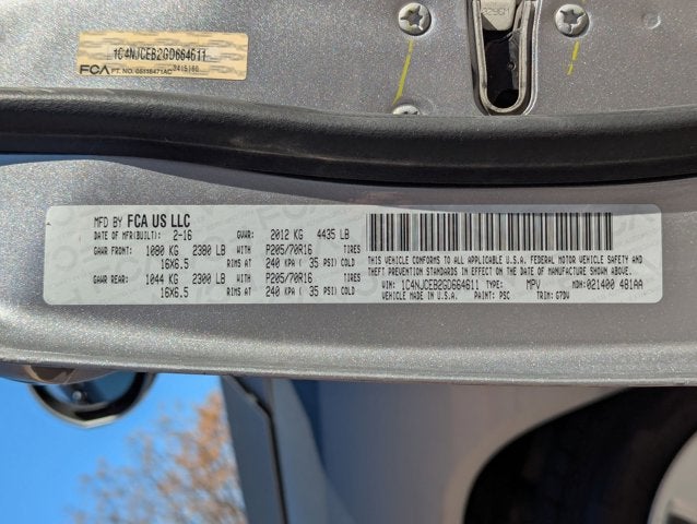 2016 Jeep Compass Latitude