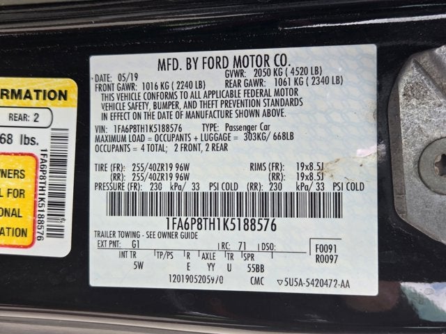 2019 Ford Mustang Base