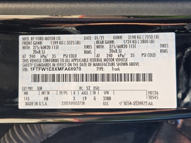 2021 Ford F-150 Base