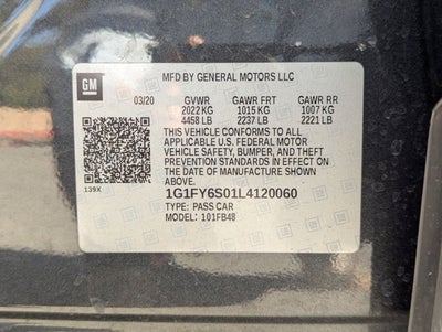 2020 Chevrolet Bolt EV LT