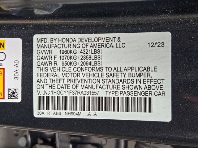 2024 Honda Accord Sedan EX