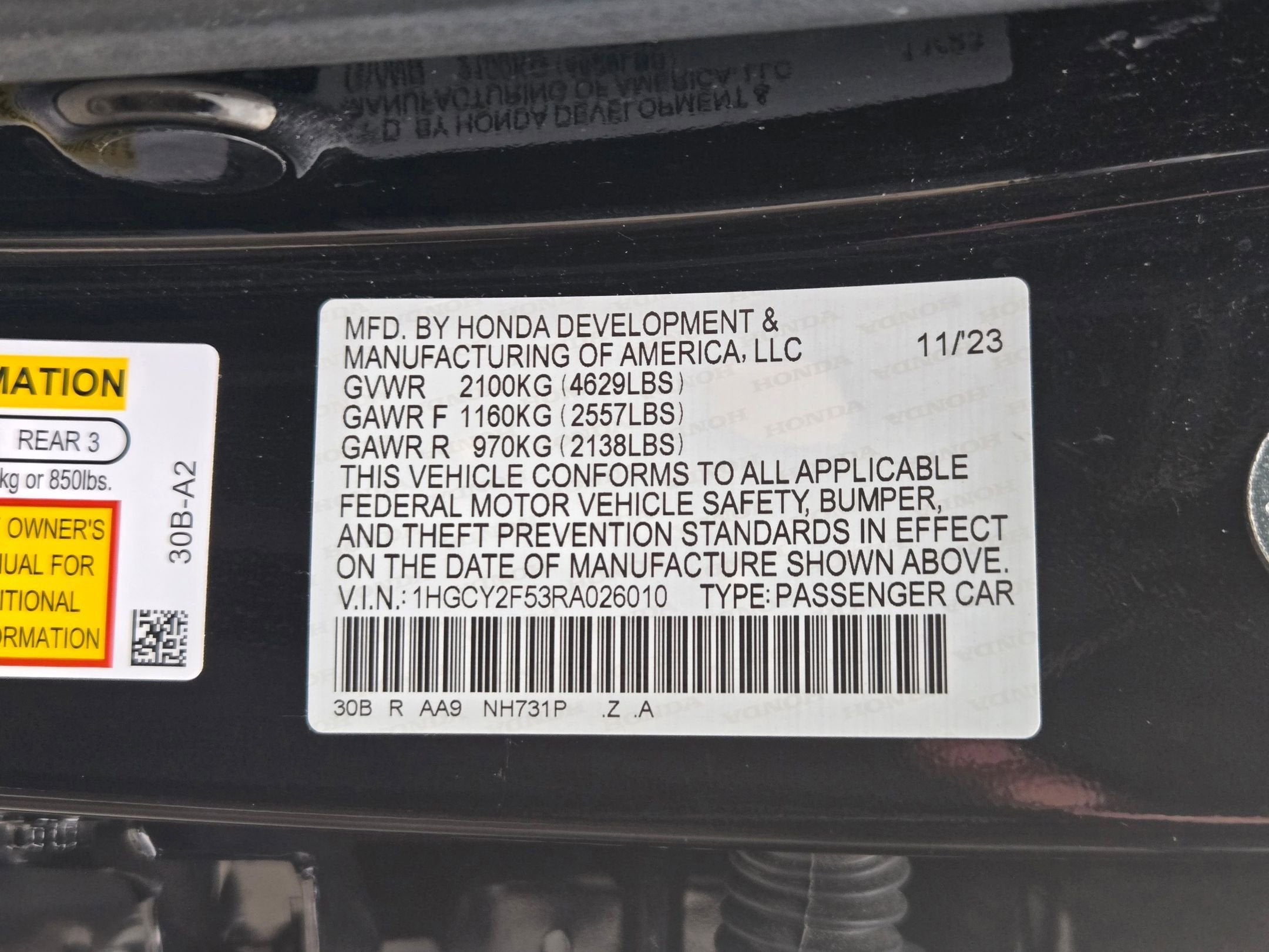 2024 Honda Accord Hybrid HYBRID SPORT