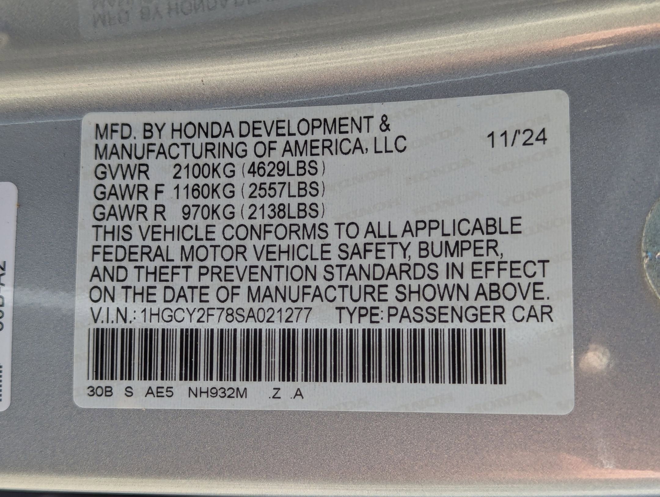 2025 Honda Accord Hybrid Sport-L