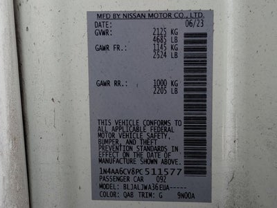 2023 Nissan Maxima SV