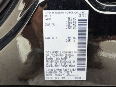 2024 Nissan Altima 2.5 SV