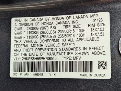 2023 Honda CR-V Hybrid Sport