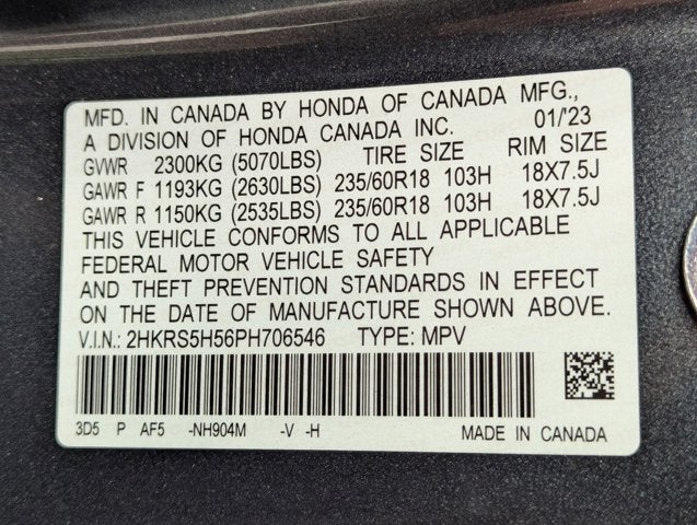 2023 Honda CR-V Hybrid Sport