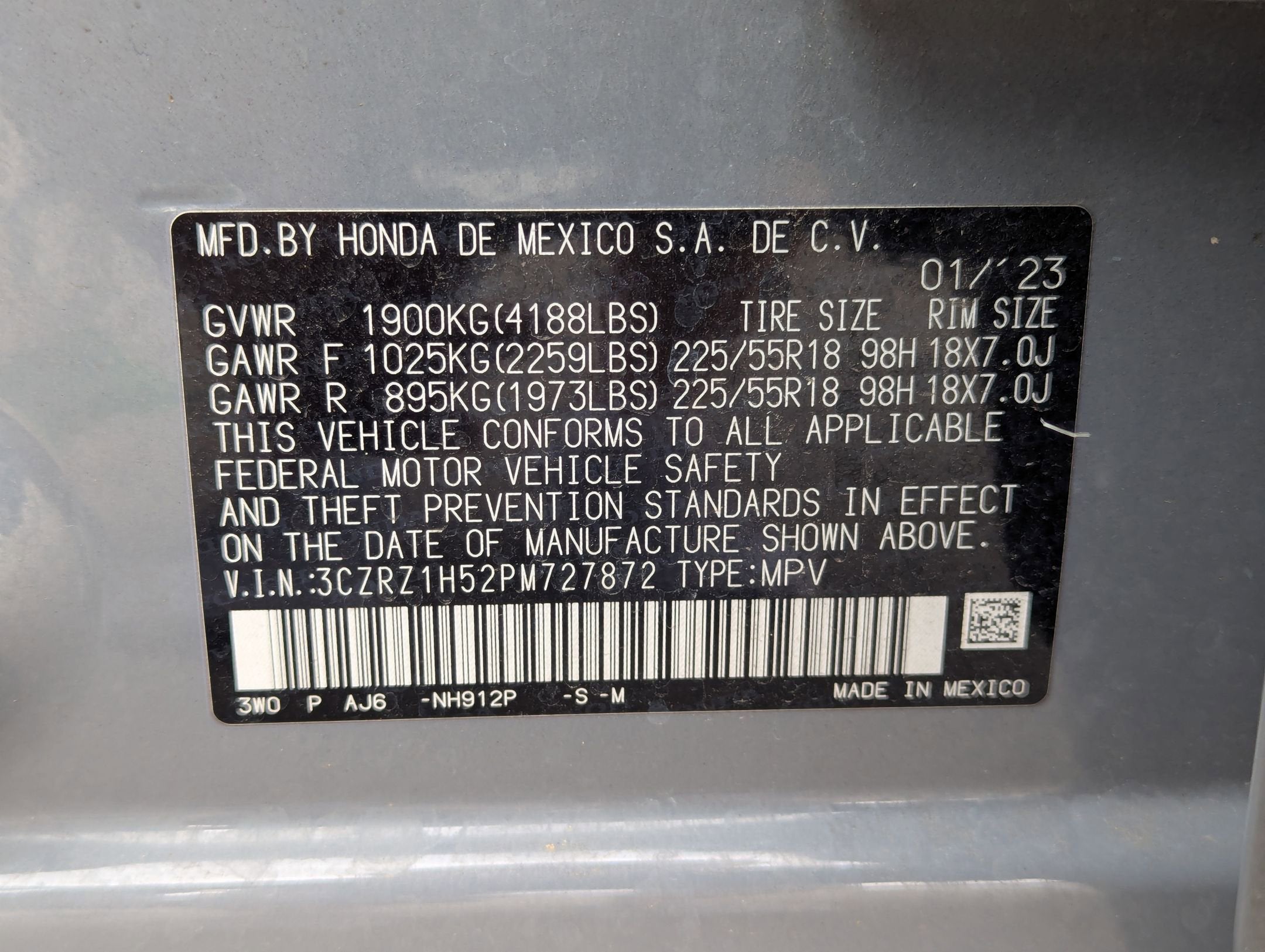 2023 Honda HR-V Sport