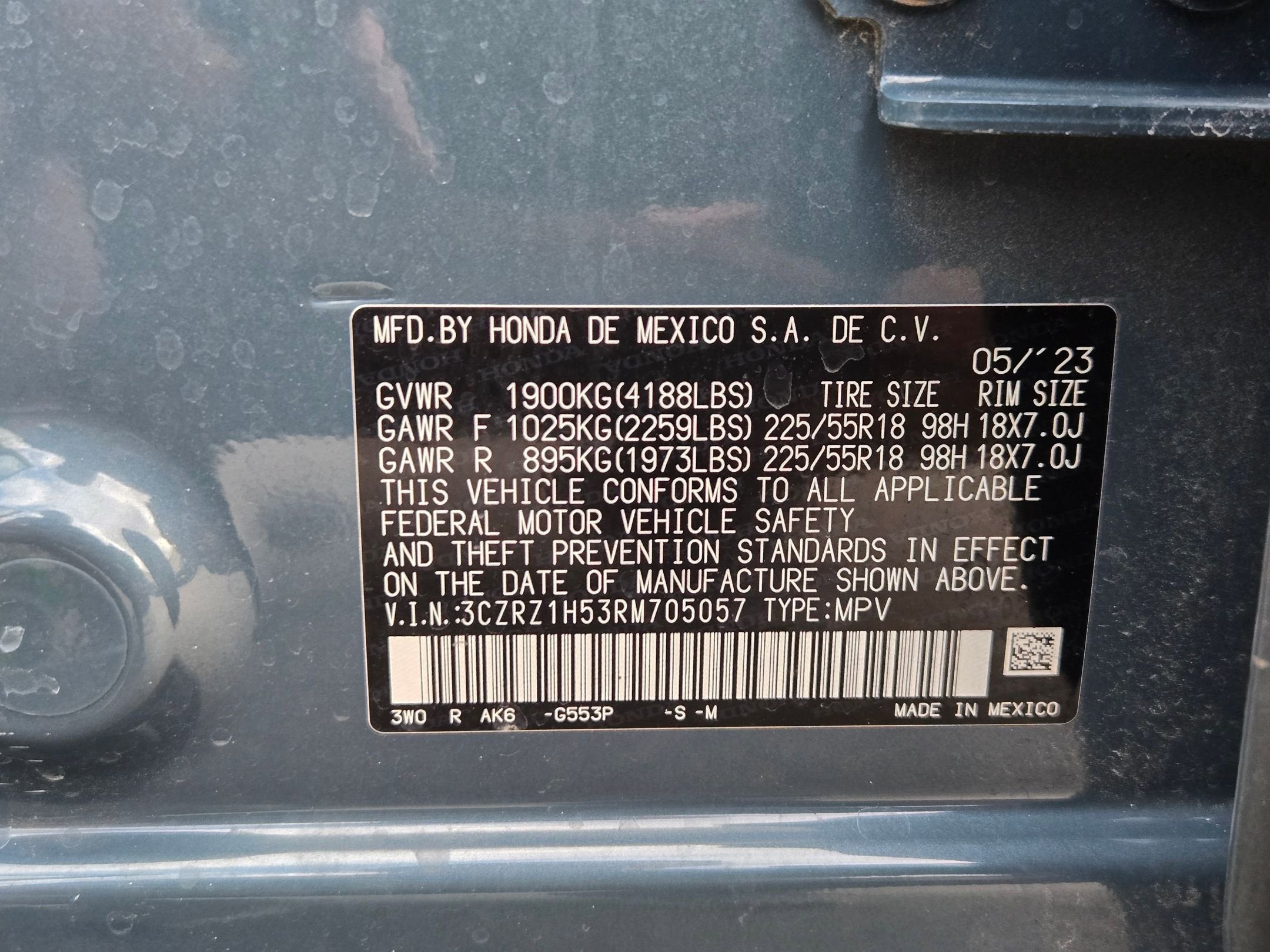 2024 Honda HR-V Sport