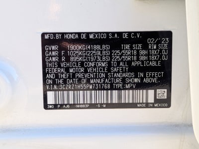 2023 Honda HR-V 2WD SPORT