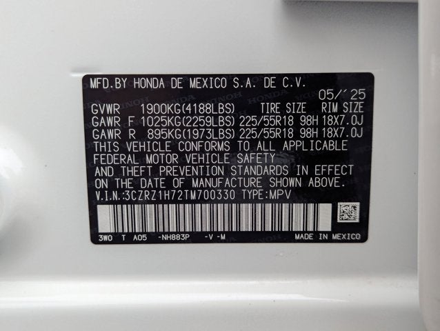 2026 Honda HR-V EX-L