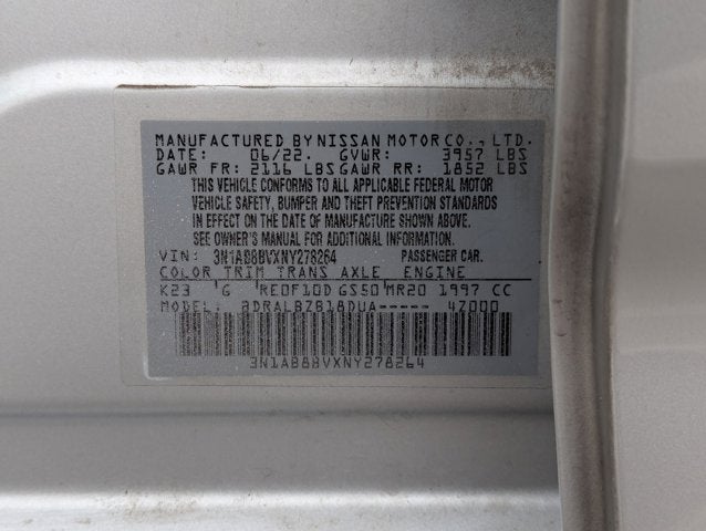 2022 Nissan Sentra S