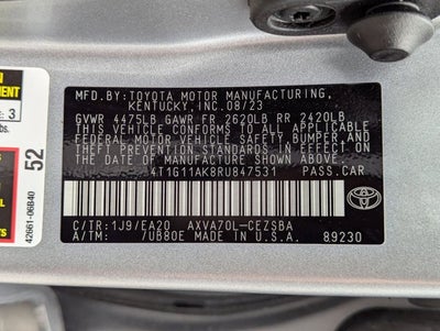 2024 Toyota Camry SE