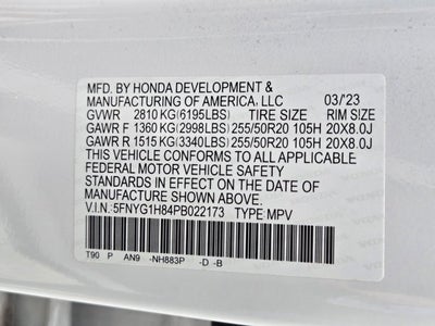 2023 Honda Pilot Elite