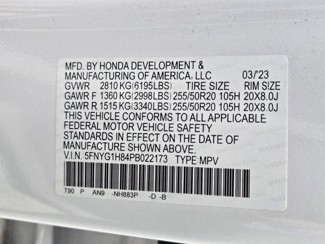 2023 Honda Pilot Elite