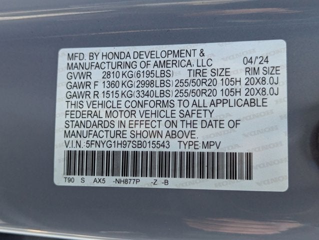 2025 Honda Pilot Black Edition