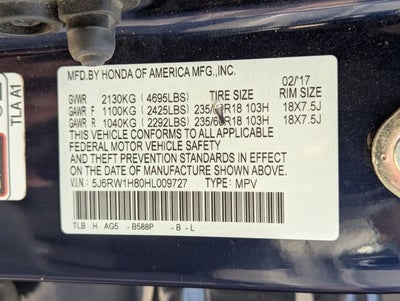 2017 Honda CR-V EX-L