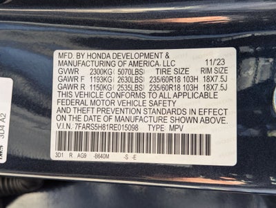 2024 Honda CR-V HYBRID 2WD SPORT-L