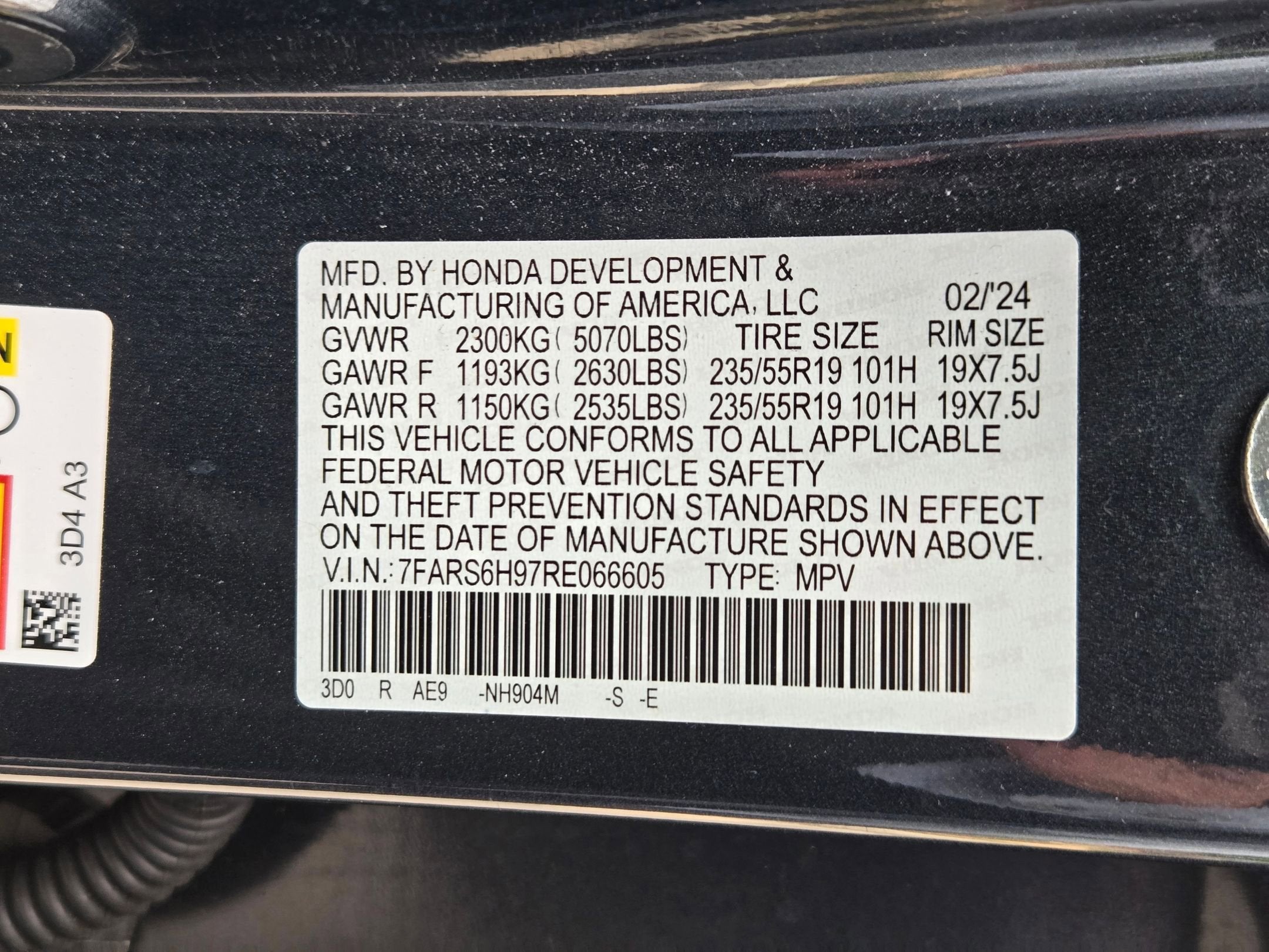 2024 Honda CR-V Hybrid Sport Touring