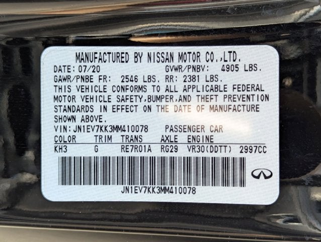 2021 INFINITI Q60 3.0t LUXE