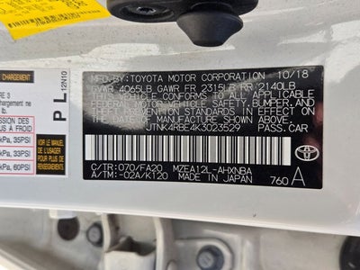 2019 Toyota Corolla Hatchback SE