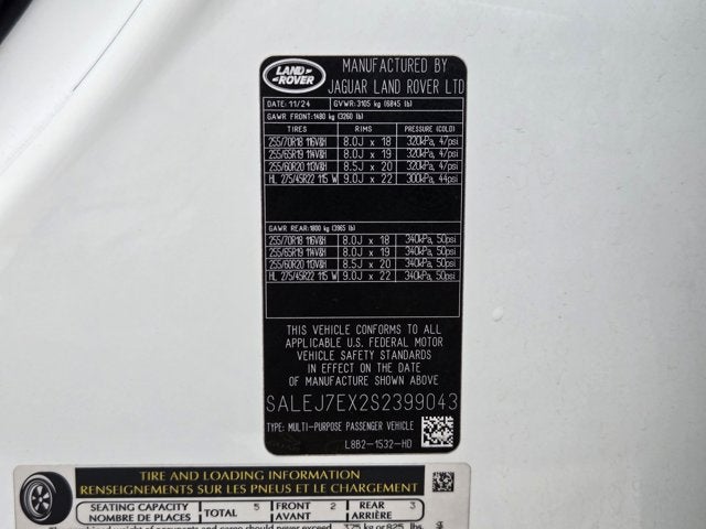 2025 Land Rover Defender S