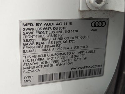 2019 Audi Q7 Prestige