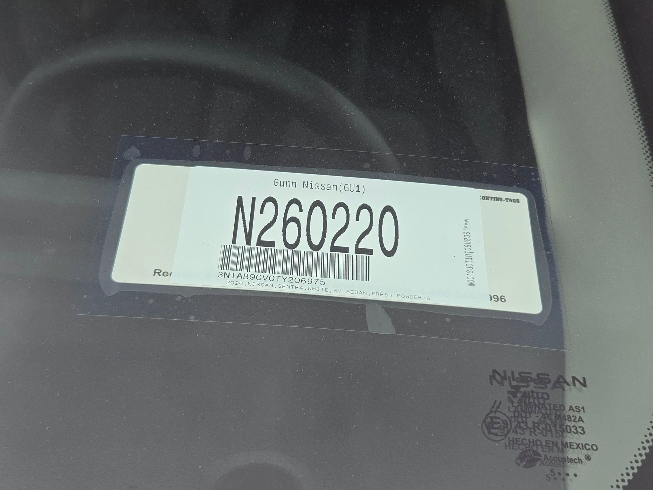 2026 Nissan Sentra SV