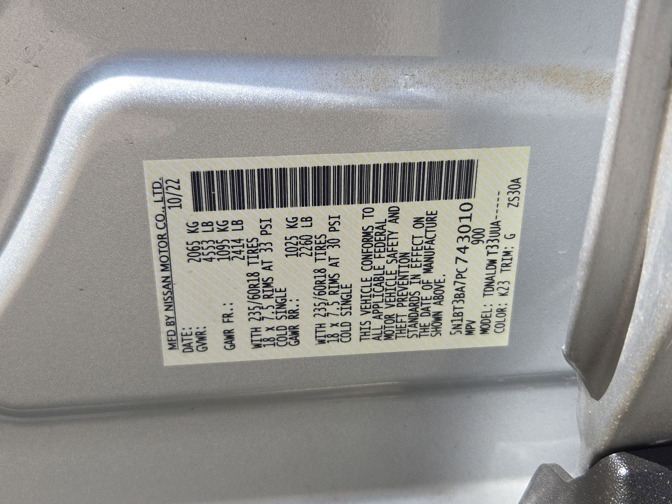 2023 Nissan Rogue SV