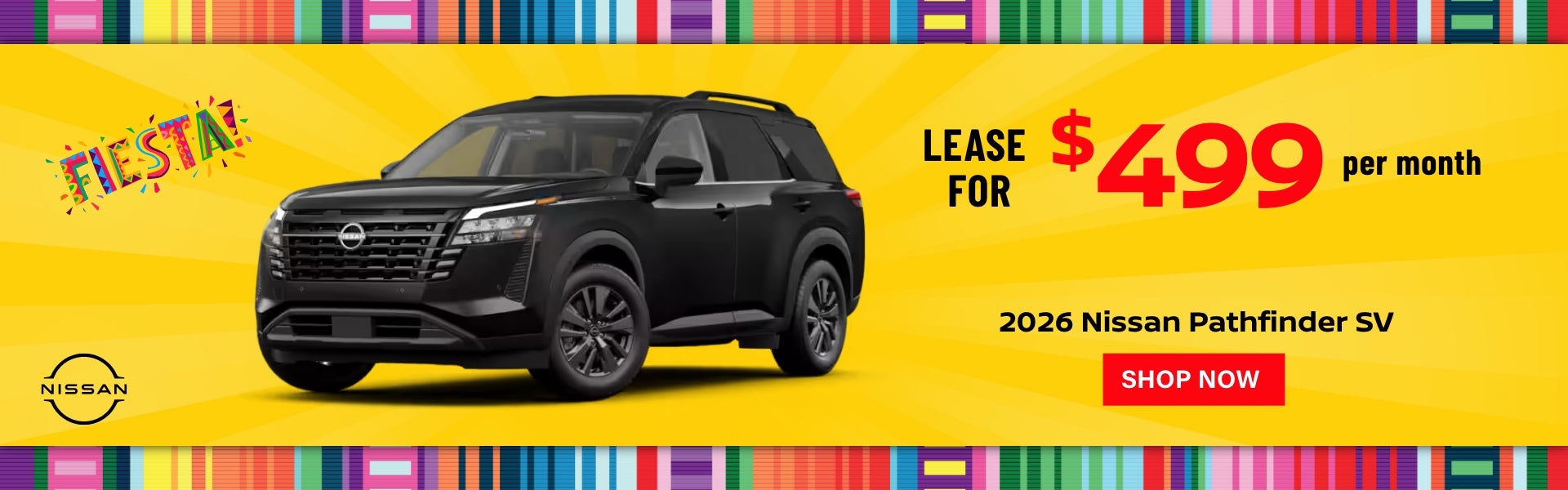 Gunn Nissan Pathfinder SV banner