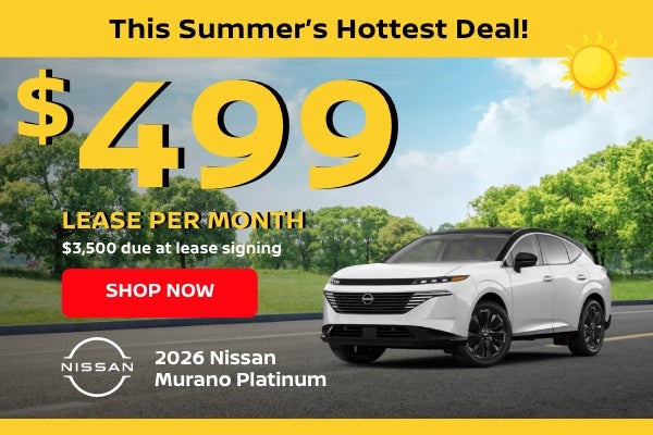 Nissan Murano Platinum lease banner