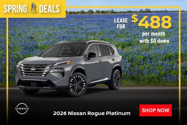 Gunn Nissan Rogue Platinum banner