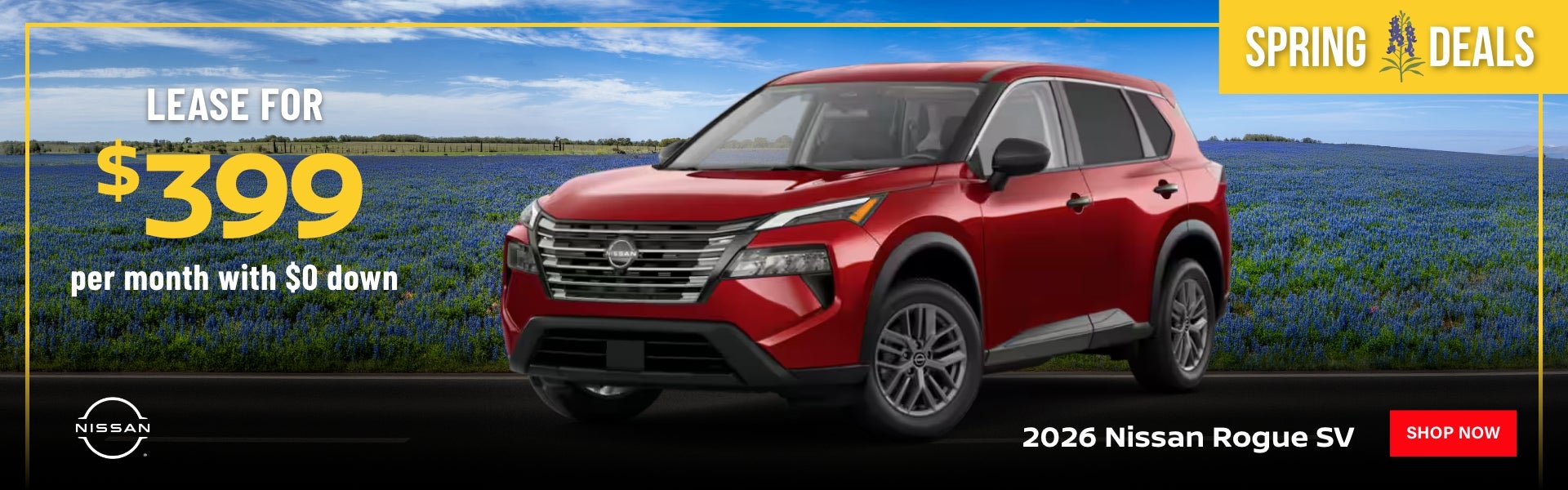 Gunn Nissan Rogue SV Banner