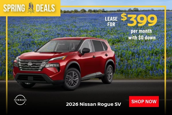 Gunn Nissan Rogue SV Banner