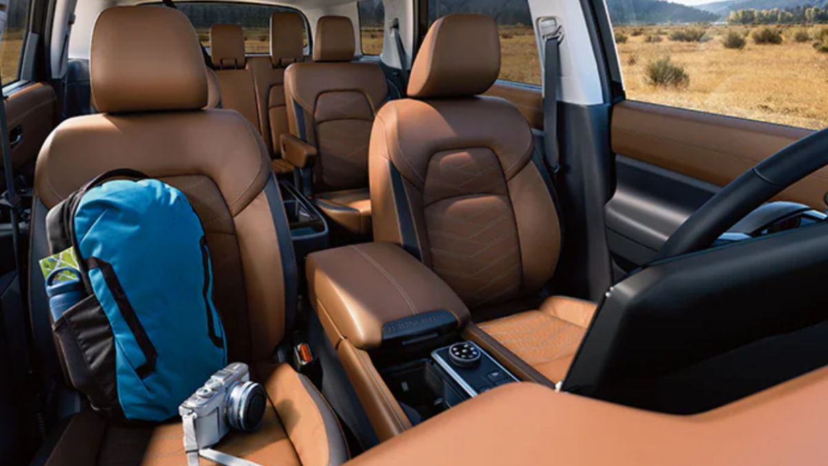 Interior of a 2024 Nissan Pathfinder